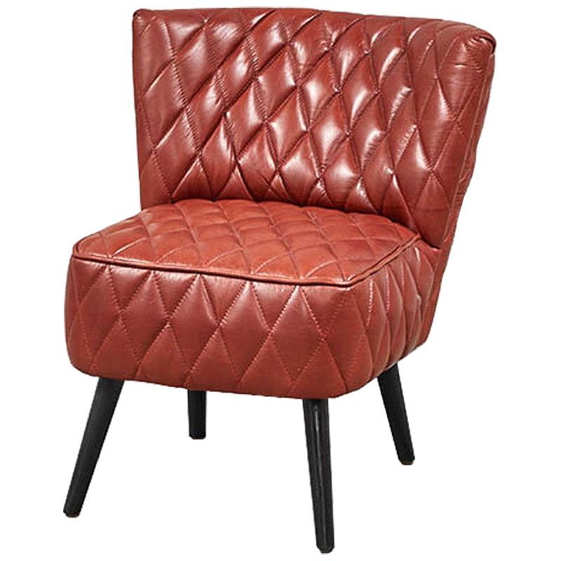 Кресло Rhombuses Upholstery Chair Малиновый (Crimson) Черный Кресло Rhombuses Upholstery Chair Малиновый (Crimson) Черный в Тюмени | Loft Concept