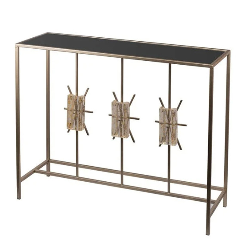 Консоль Console With Decor Золотой Консоль Console With Decor Золотой в Тюмени | Loft Concept