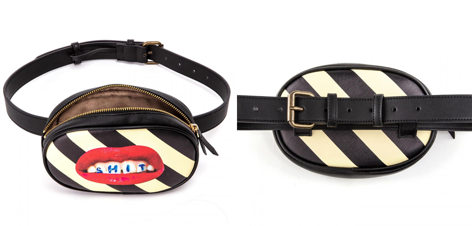 Поясная сумка Seletti Shit Striped Поясная сумка Seletti Shit Striped - Loft-Concept в Тюмени