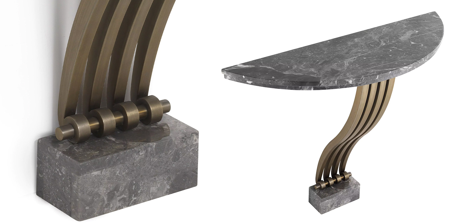 Консоль Eichholtz Console Table Renaissance Brass - фото №1