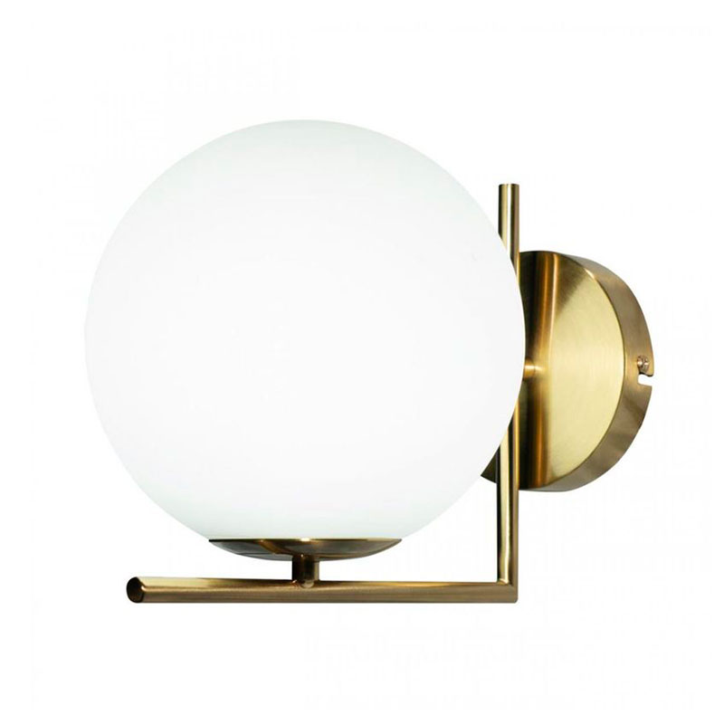 Бра Flos IC Lights Wall Gold Золотой Белый Бра Flos IC Lights Wall Gold Золотой Белый в Тюмени | Loft Concept