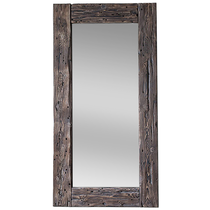 Зеркало Aged Wood Mirror Коричневый винтаж Зеркало Aged Wood Mirror Коричневый винтаж в Тюмени | Loft Concept