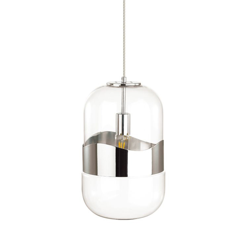 Подвесной светильник Igon Chrome Hanging Lamp Прозрачный Хром Подвесной светильник Igon Chrome Hanging Lamp Прозрачный Хром в Тюмени | Loft Concept