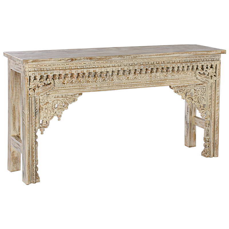 Консоль Parmer Console Бежевый Древесина Консоль Parmer Console Бежевый Древесина в Тюмени | Loft Concept