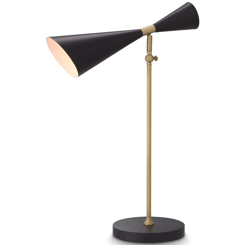 Настольная лампа Eichholtz Desk Lamp Milos Черный Латунь Настольная лампа Eichholtz Desk Lamp Milos Черный Латунь в Тюмени | Loft Concept