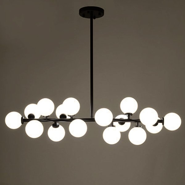 Светильник Bubble Stik Black Chandelier Черный матовый Светильник Bubble Stik Black Chandelier Черный матовый в Тюмени | Loft Concept