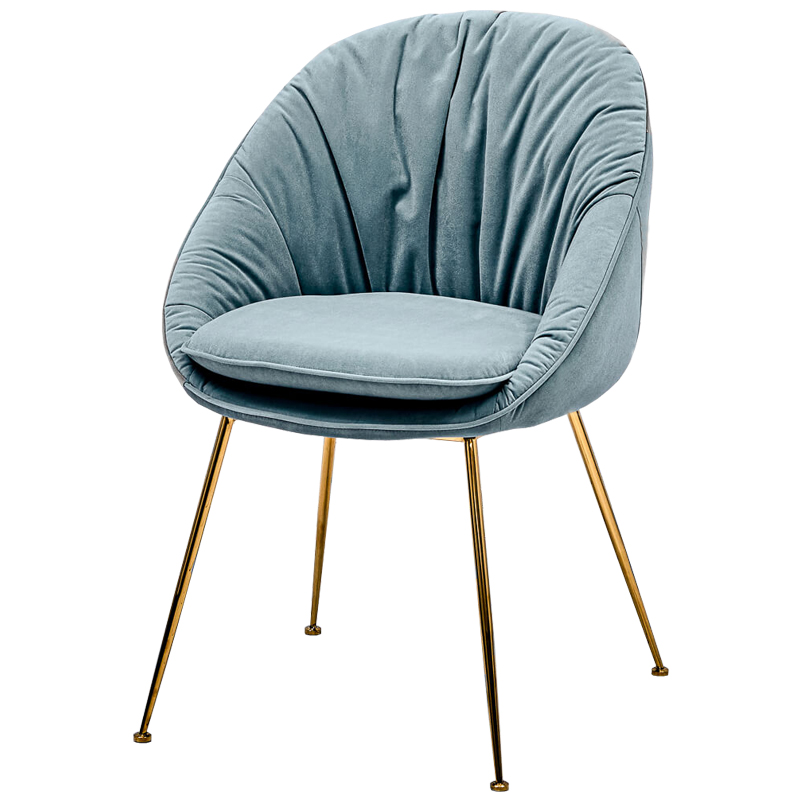 Стул Perrers Stool Pastel Blue Голубой пастельный Глянцевое золото Стул Perrers Stool Pastel Blue Голубой пастельный Глянцевое золото в Тюмени | Loft Concept