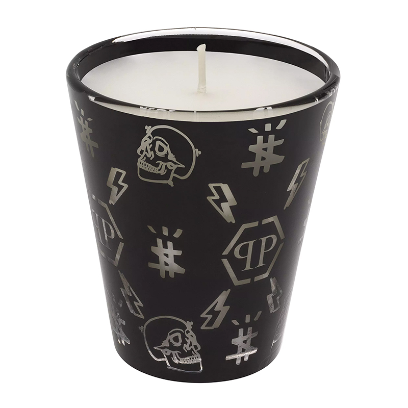Свеча Philipp Plein Candle Monogram S Черный Белый Свеча Philipp Plein Candle Monogram S Черный Белый в Тюмени | Loft Concept