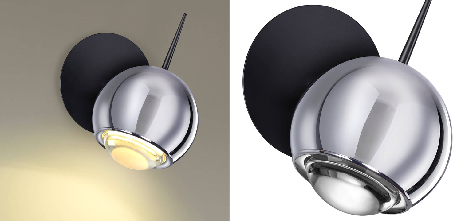 Бра Ivor Sconce Chromium - фото