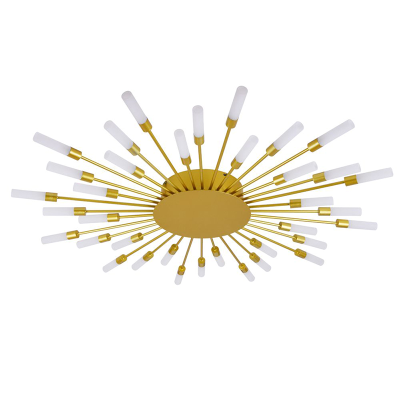 Потолочный светильник Aiden Ceiling Lamp 36 Золотой Белый Потолочный светильник Aiden Ceiling Lamp 36 Золотой Белый в Тюмени | Loft Concept