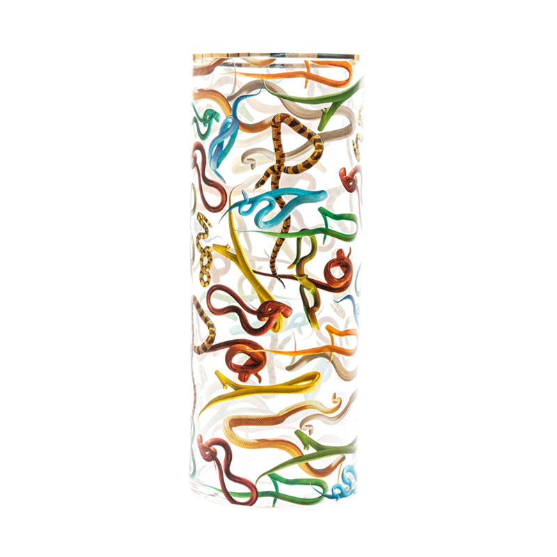 Ваза Seletti Snakes Big Прозрачный Золотой Синий Красный Ваза Seletti Snakes Big Прозрачный Золотой Синий Красный в Тюмени | Loft Concept