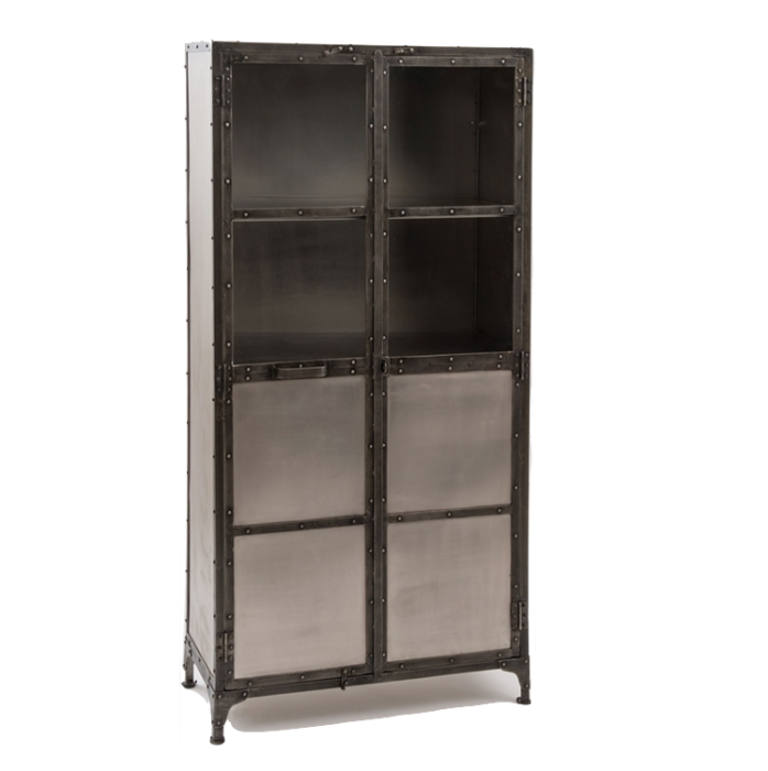 Буфет Industrial Steampunk Nickel Cabinet Буфет Industrial Steampunk Nickel Cabinet в Тюмени | Loft Concept