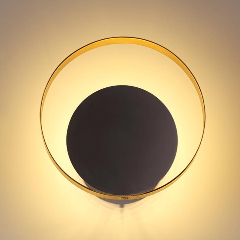 Бра Globo Ocular Sconce Circle Black Золотой Черный Бра Globo Ocular Sconce Circle Black Золотой Черный в Тюмени | Loft Concept