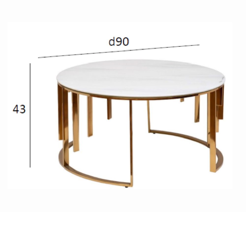 Стол журнальный круглый Interior Accent Стол журнальный круглый Interior Accent в Тюмени