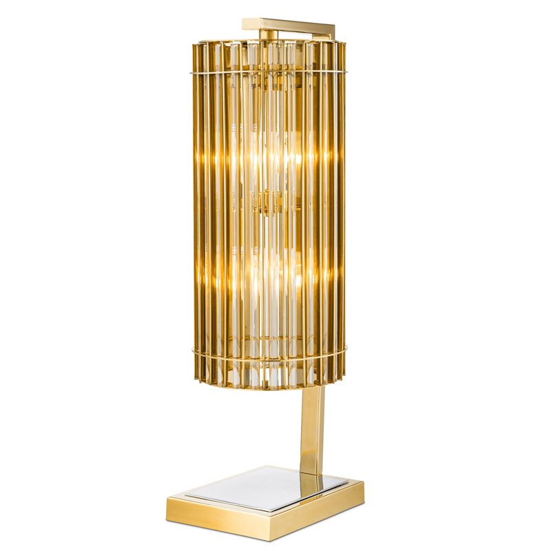 Настольная лампа Eichholtz Table Lamp Pimlico Gold Глянцевое золото Никель Золотой Шампань Настольная лампа Eichholtz Table Lamp Pimlico Gold Глянцевое золото Никель Золотой Шампань в Тюмени | Loft Concept