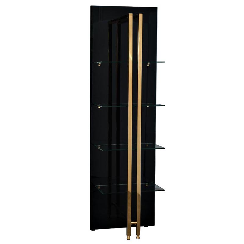 Стеллаж Manley Rack Черный Глянцевое золото Стеллаж Manley Rack Черный Глянцевое золото в Тюмени | Loft Concept
