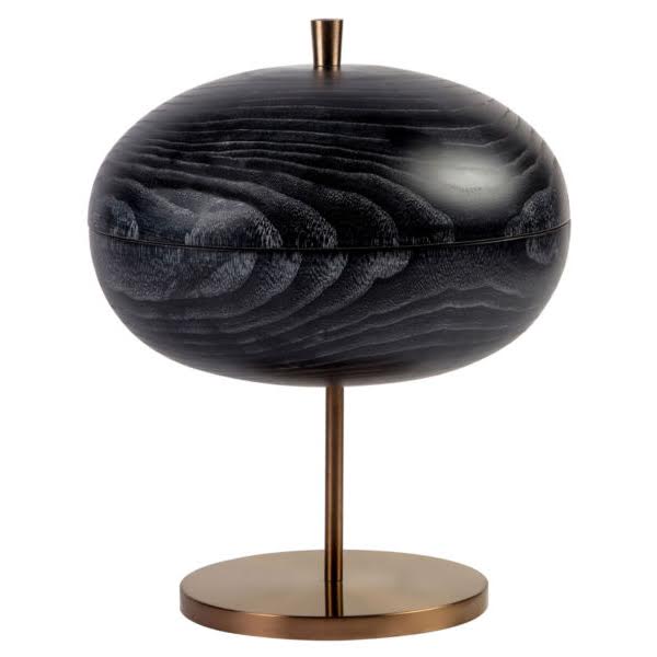 Черная чаша с крышкой Black Bowl Wood Золотой Черный Черная чаша с крышкой Black Bowl Wood Золотой Черный в Тюмени | Loft Concept