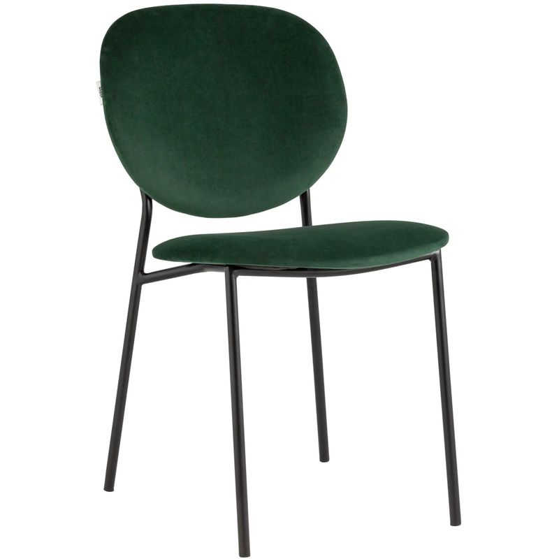 Стул Stanley Chair Зеленый Велюр Зеленый Черный Стул Stanley Chair Зеленый Велюр Зеленый Черный в Тюмени | Loft Concept