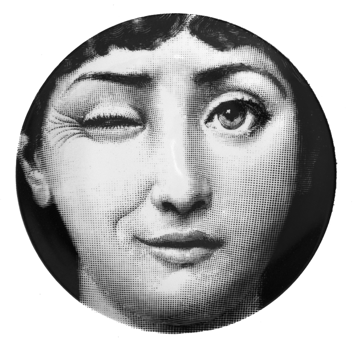 Декоративная тарелка Fornasetti 130 Черный Декоративная тарелка Fornasetti 130 Черный в Тюмени | Loft Concept