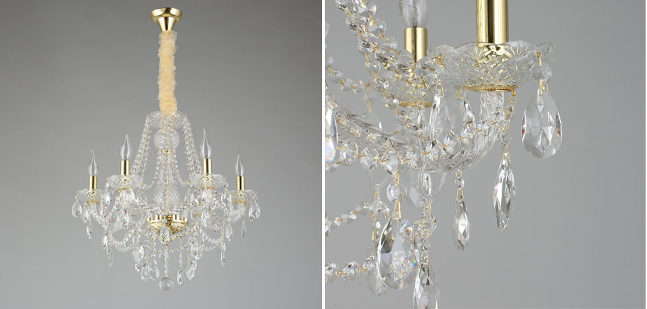 Хрустальная Люстра Tears Золотая  - Loft-Concept в Тюмени