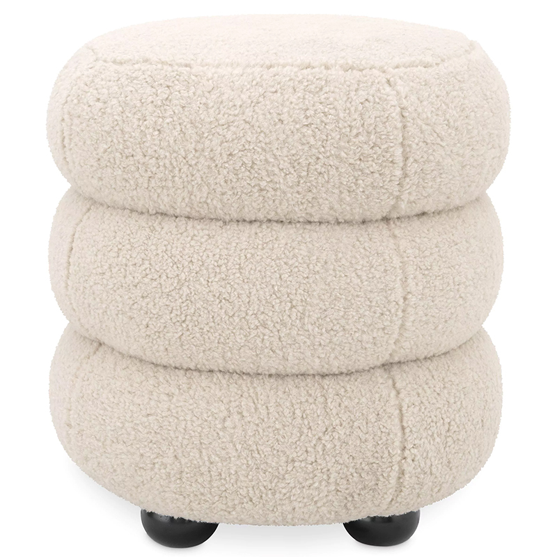 Пуф Eichholtz Stool Tulum Brisbane Cream Молочный Черный Пуф Eichholtz Stool Tulum Brisbane Cream Молочный Черный в Тюмени | Loft Concept