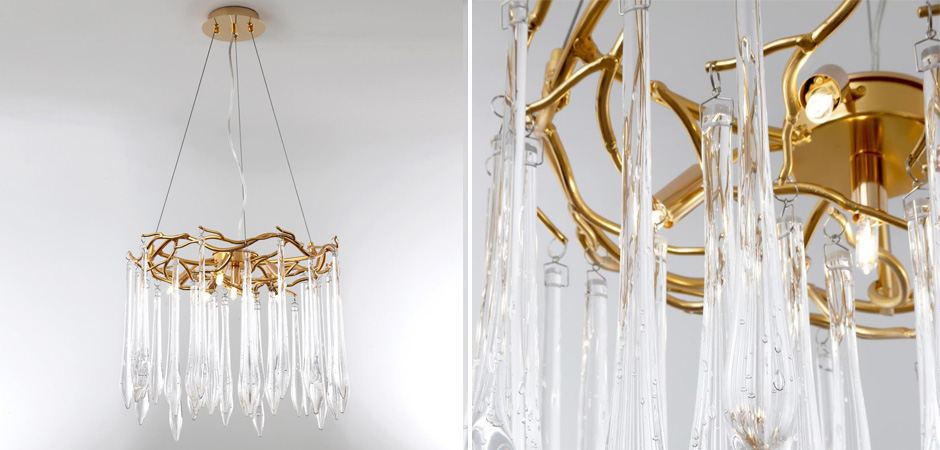Люстра Crystal Rain Gold Люстра Crystal Rain Gold - Loft-Concept в Тюмени