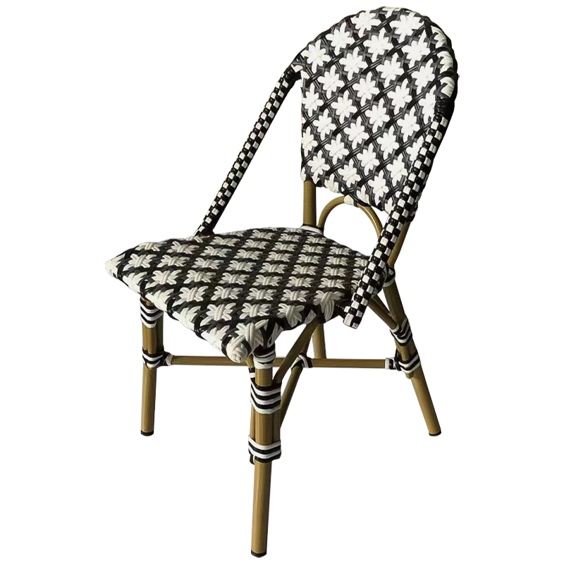Стул ротанг Wicker Mathis Rattan Chair Черно-белый Древесина Стул ротанг Wicker Mathis Rattan Chair Черно-белый Древесина в Тюмени | Loft Concept