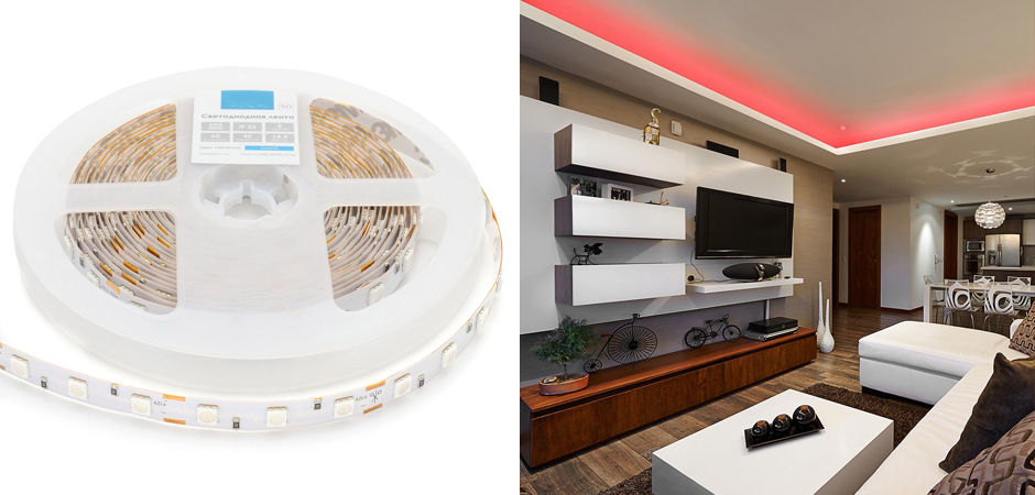 Светодиодная лента 14,4W/m 60LED/m 5050SMD красный Светодиодная лента 14,4W/m 60LED/m 5050SMD красный - Loft-Concept в Тюмени