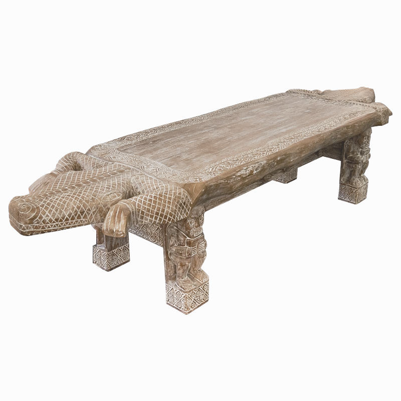 Большой обеденный стол Crocodile dining table ручная работа Древесина Большой обеденный стол Crocodile dining table ручная работа Древесина в Тюмени | Loft Concept