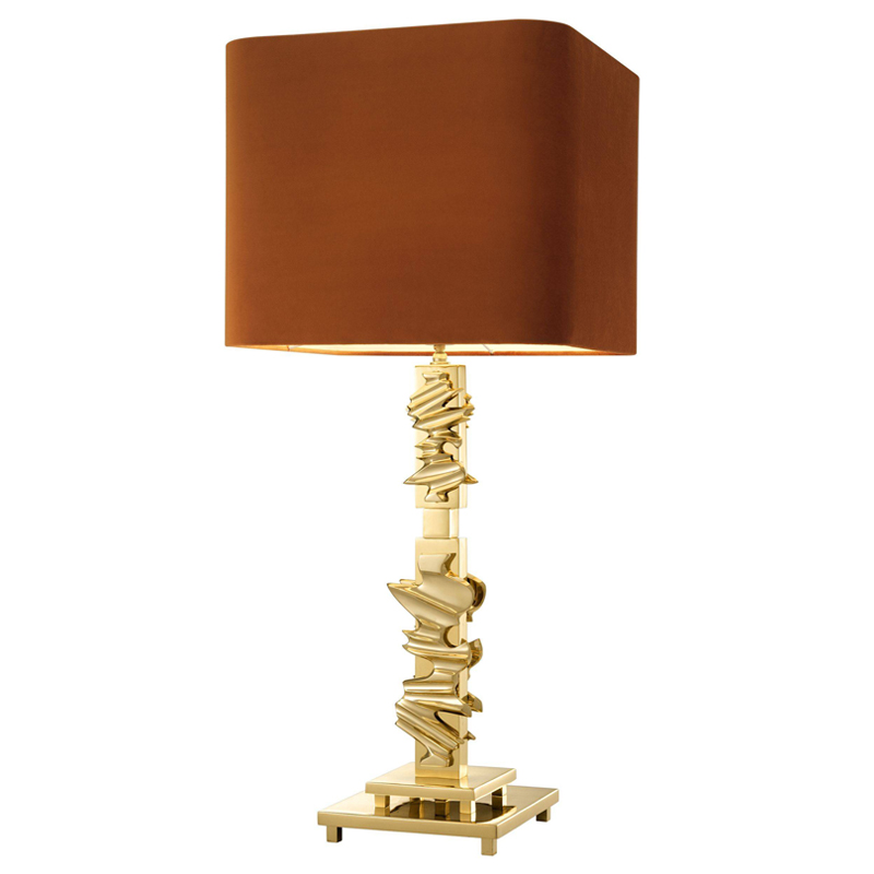 Настольная лампа Eichholtz Table Lamp Abruzzo brass Латунь Оранжевый Настольная лампа Eichholtz Table Lamp Abruzzo brass Латунь Оранжевый в Тюмени | Loft Concept