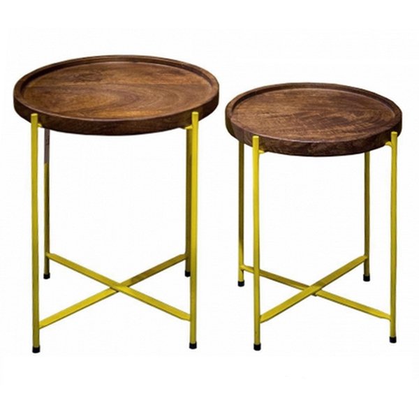 Комплект столиков Round side table set Акация Комплект столиков Round side table set Акация в Тюмени | Loft Concept