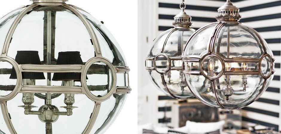 Люстра Lantern Hagerty Antique Silver - Loft-Concept в Тюмени