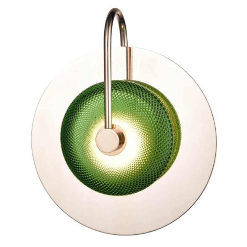 Бра Green Disk One Mirrored Зеленый Зеркало Бра Green Disk One Mirrored Зеленый Зеркало в Тюмени | Loft Concept