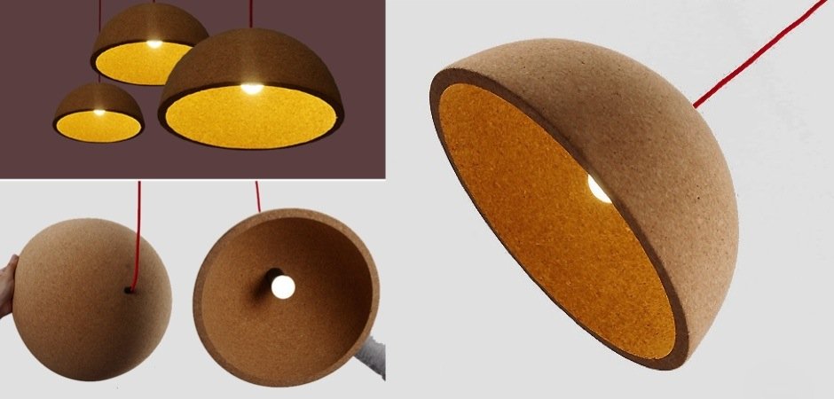 Подвесной светильник Cork Semisphere Подвесной светильник Cork Semisphere - Loft-Concept в Тюмени
