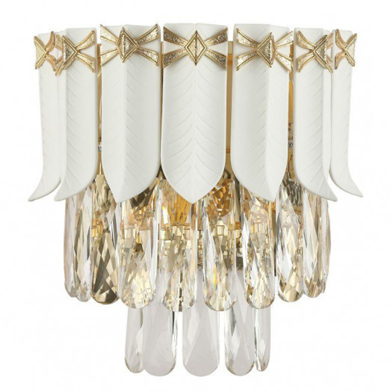 Бра Barcelo Wall Lamp Прозрачный Золотой Бра Barcelo Wall Lamp Прозрачный Золотой в Тюмени | Loft Concept