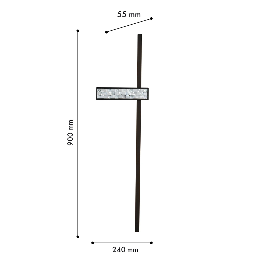 Бра с декором из перламутровой морской ракушки Touch of Marine Charm в Тюмени