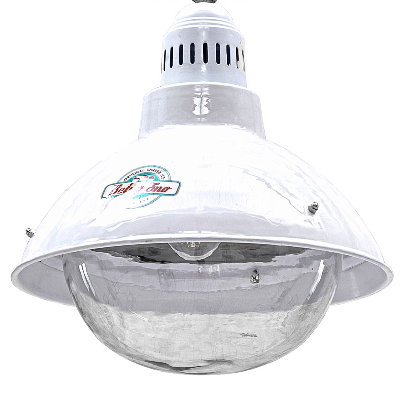 Подвесной светильник Visor Loft White Pendant Белый Прозрачный Подвесной светильник Visor Loft White Pendant Белый Прозрачный в Тюмени | Loft Concept