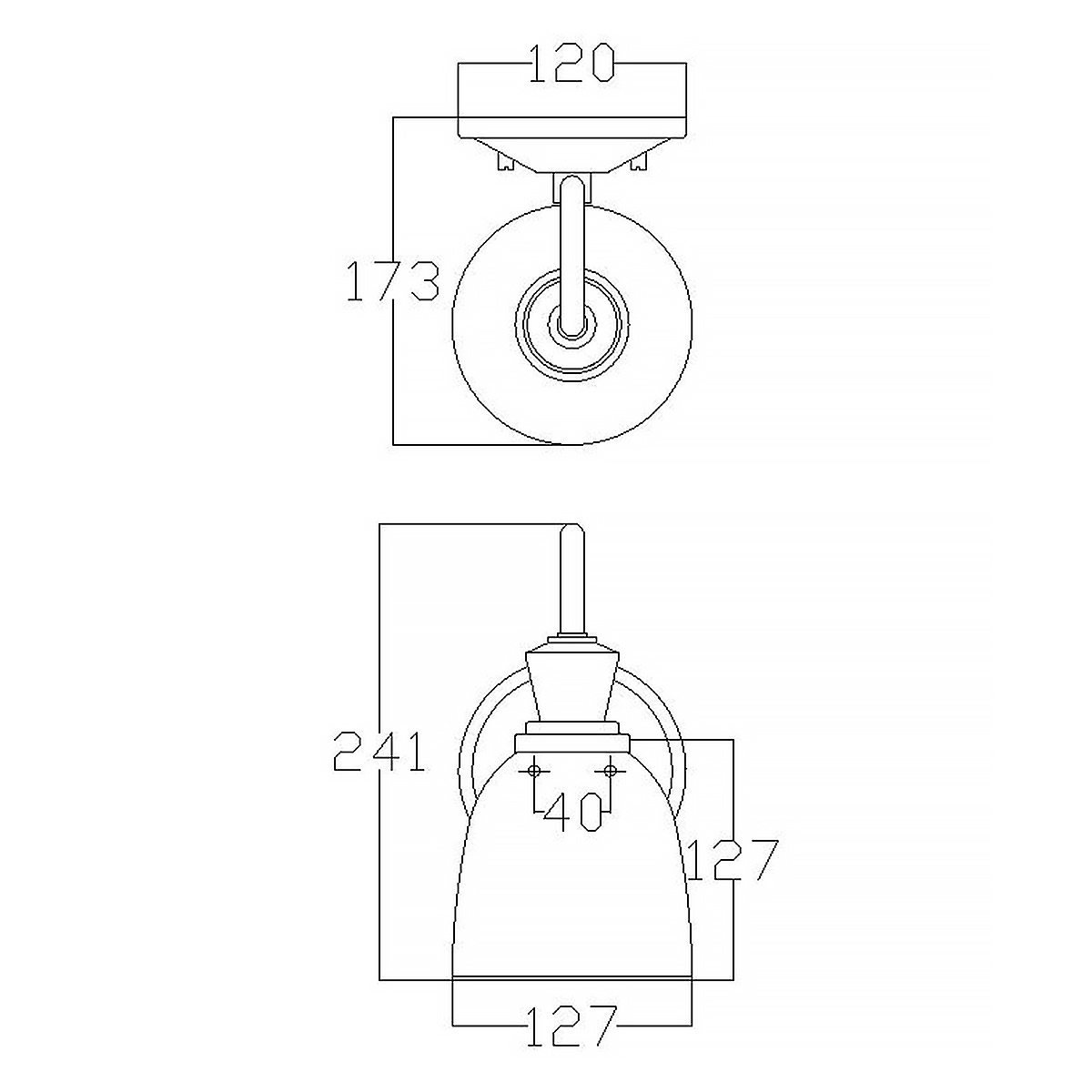 Бра с матовым ребристым плафоном в форме колокола Kichler в Тюмени