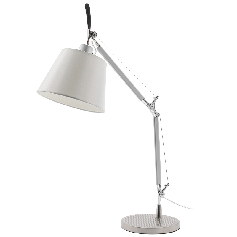 Настольная лампа Tolomeo Tavolo Basculante Белый Хром Настольная лампа Tolomeo Tavolo Basculante Белый Хром в Тюмени | Loft Concept