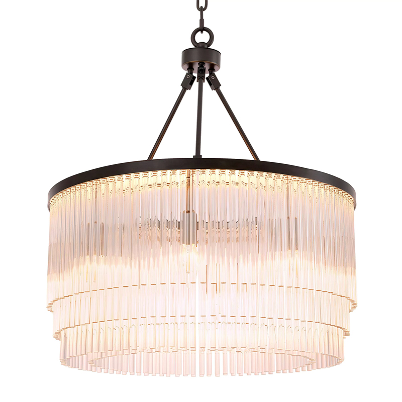 Люстра Eichholtz Chandelier Hector S Bronze Прозрачное Стекло Черный Темная бронза Люстра Eichholtz Chandelier Hector S Bronze Прозрачное Стекло Черный Темная бронза в Тюмени | Loft Concept