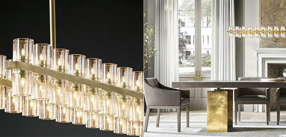 Люстра Restoration Hardware Arcachon Linear Chandelier Люстра Restoration Hardware Arcachon Linear Chandelier - Loft-Concept в Тюмени