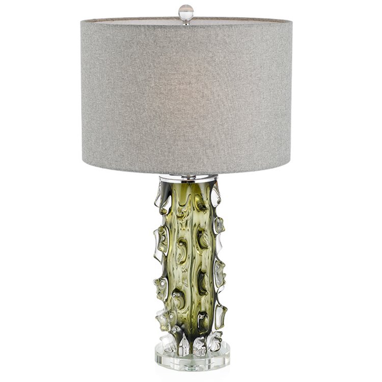 Настольная лампа Glass Cactus Зеленый Серый Настольная лампа Glass Cactus Зеленый Серый в Тюмени | Loft Concept