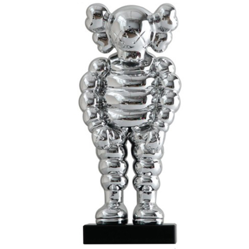 Статуэтка KAWS Bowed Down Silver on stand Серебряный Статуэтка KAWS Bowed Down Silver on stand Серебряный в Тюмени | Loft Concept