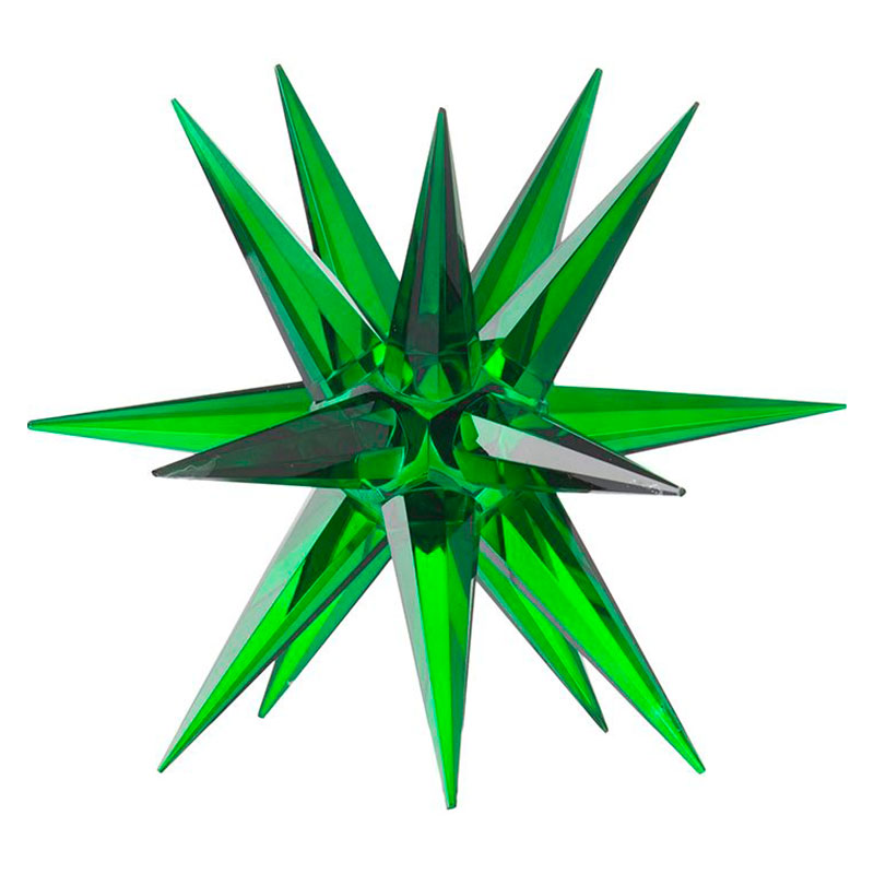 Статуэтка стеклянная зеленая звезда Green Star Зеленый Статуэтка стеклянная зеленая звезда Green Star Зеленый в Тюмени | Loft Concept