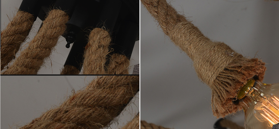Подвесной светильник Rope Octopus Подвесной светильник Rope Octopus - Loft-Concept в Тюмени
