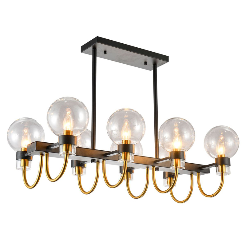 Люстра Votrom Chandelier Черный Прозрачный (Transparent) Бронза Люстра Votrom Chandelier Черный Прозрачный (Transparent) Бронза в Тюмени | Loft Concept
