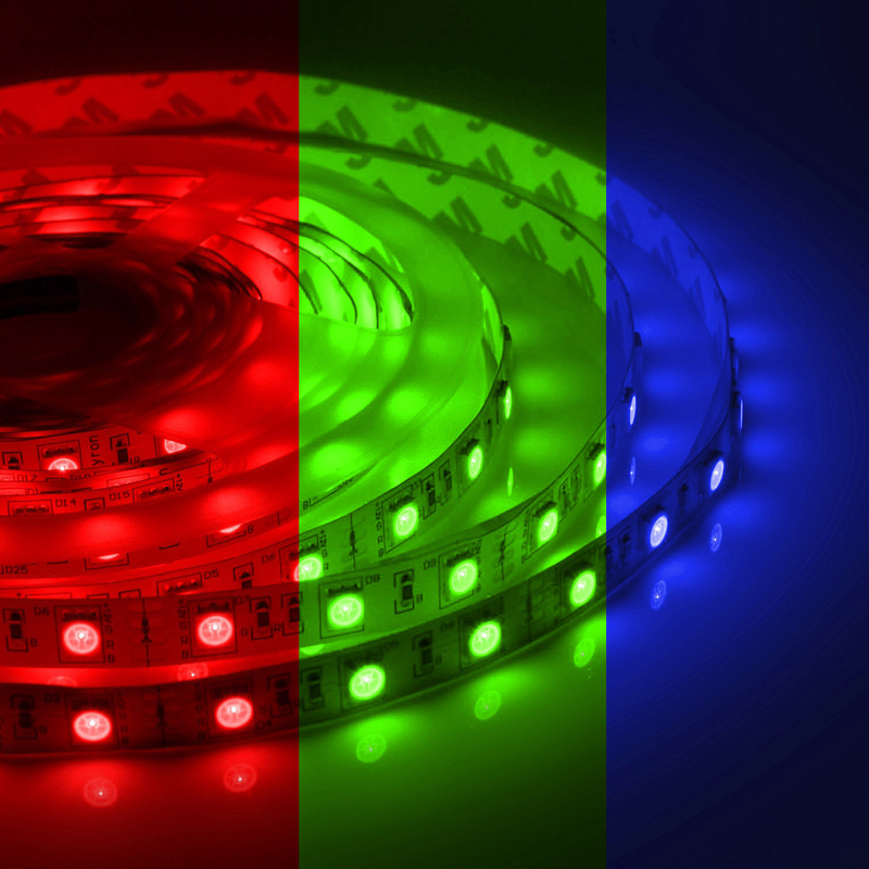Комплект светодиодной ленты 7,2W/m 30LED/m 3528SMD разноцветный 5M Белый Комплект светодиодной ленты 7,2W/m 30LED/m 3528SMD разноцветный 5M Белый в Тюмени | Loft Concept