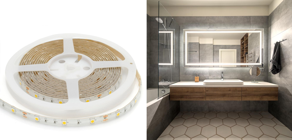 Светодиодная влагозащищенная лента 7,2W/m 30LED/m 5050SMD теплый белый 5M Светодиодная влагозащищенная лента 7,2W/m 30LED/m 5050SMD теплый белый 5M - Loft-Concept в Тюмени