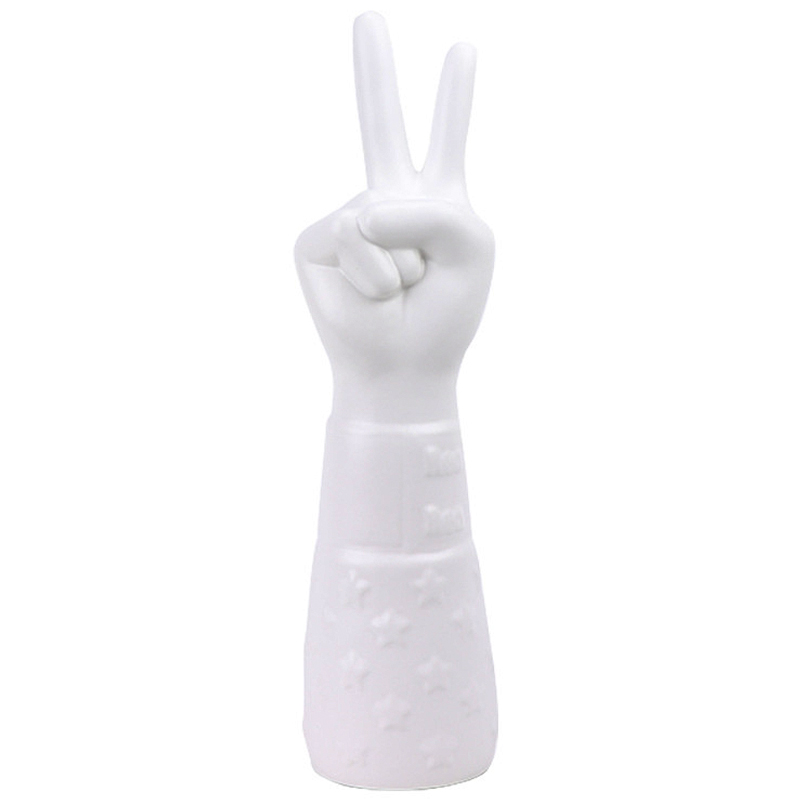 Статуэтка Jonathan Adler Peace Hand Sculpture Белый Статуэтка Jonathan Adler Peace Hand Sculpture Белый в Тюмени | Loft Concept