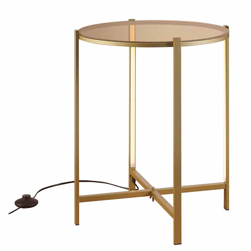 Приставной стол Galia Side Table Bronze LED Бронза Приставной стол Galia Side Table Bronze LED Бронза в Тюмени | Loft Concept